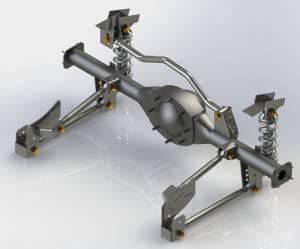 4-Link MOPAR Parallel Coilover Rear Suspension System