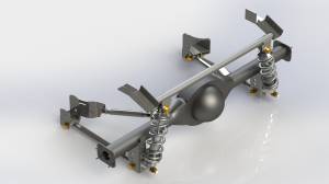 Control Freak Suspensions - 4-Link MOPAR Triangulated Coilover Rear Suspension System - Image 2