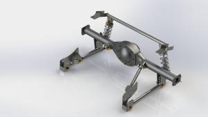 4-Link MOPAR Triangulated Coilover Rear Suspension System